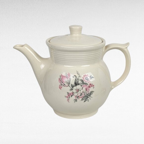 Vintage Drip-O-Lator Coffee Pot with Pink Flowers - Picture 1 of 7